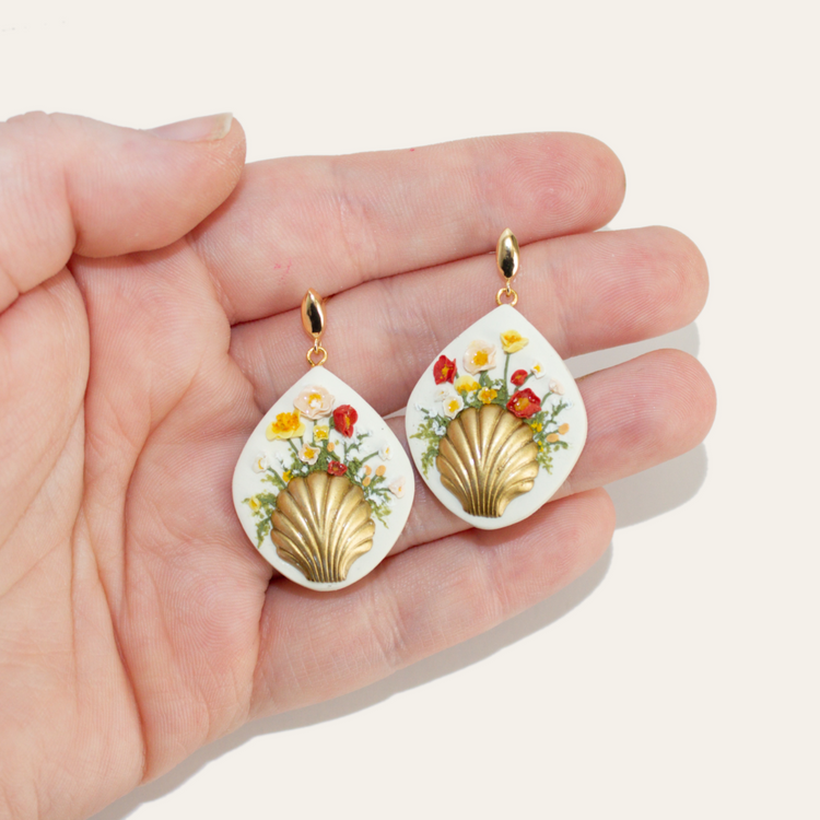 Shell Bouquet Earrings | March 2023