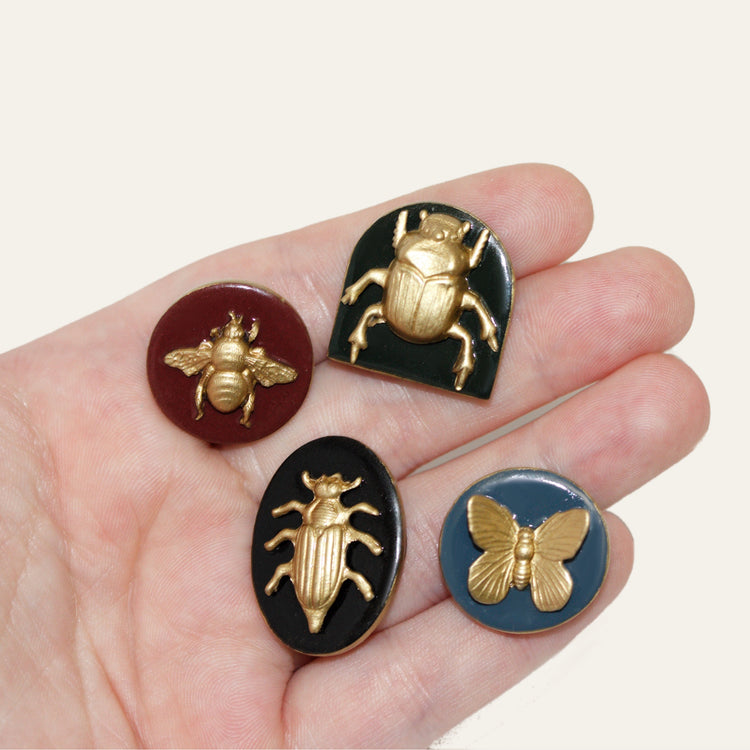 Beetle + Bugs Magnet Set