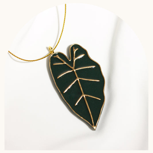 Alocasia Leaf Ornament | 2022 Collection