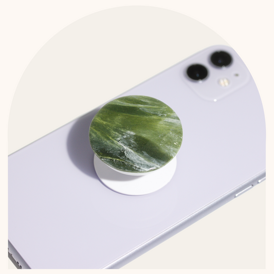 Emerald Stone Phone Grip