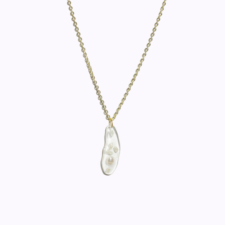 Suspended Pearl Necklace