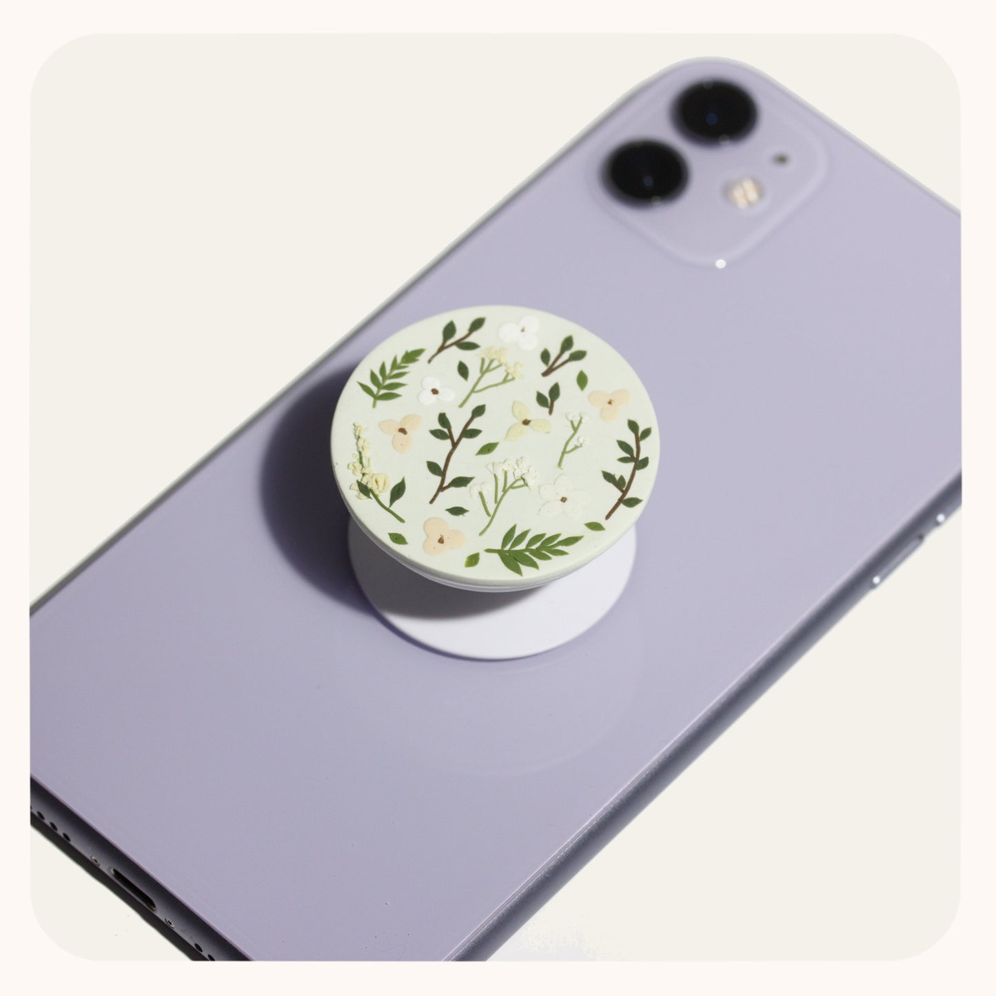 Pressed Flower Phone Grip