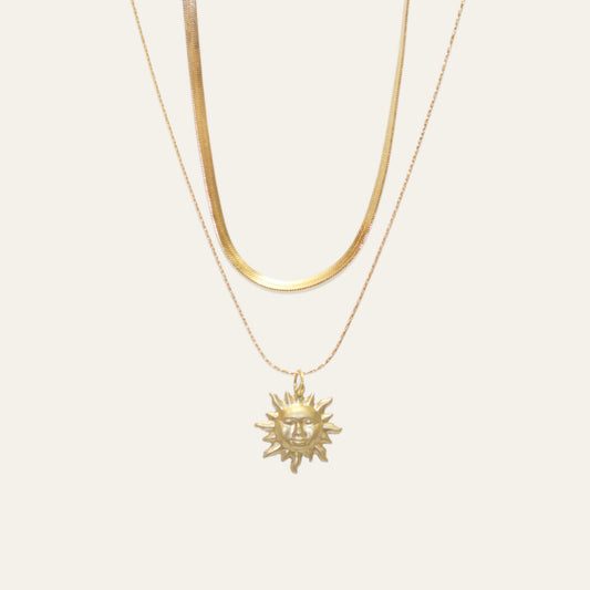 Antique Sun Necklace
