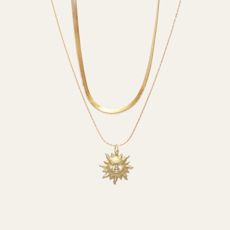 Antique Sun Necklace