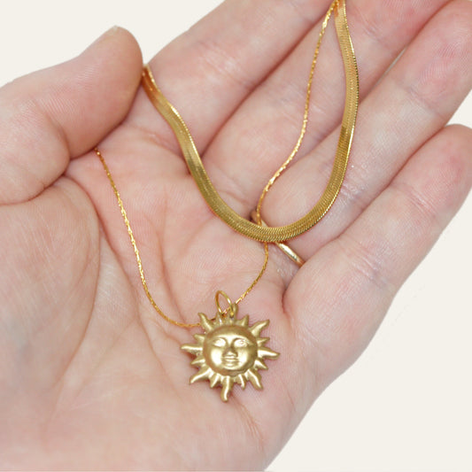 Antique Sun Necklace
